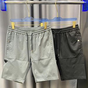 Мужские брюки CINESSD, летние тонкие и шелковистые шорты 2023, модные повседневные индивидуальные знаки пятого универсального среднего размера