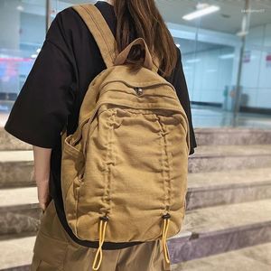 Torby szkolne fajne żeńskie płótno vintage książka studencka dziewczyna torba podróży modna lady retro laptop college kobiety plecak nastolatka moda