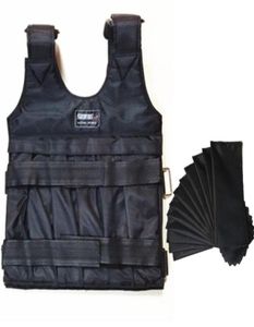 ht 10 kg Gilet con zavorra da 50 kg Giacca con pesi regolabile per il caricamento di sabbia o piastra in acciaio Opzione giacca Gilet da allenamento per esercizi3670872