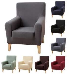 Sandalye kapakları 2PCSET Wingback Slipcover kanat koltuk kapağı Allinclusive spandex polyester koltukları kanepe koruyucusu9627279