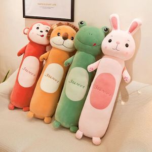 Plush Dolls 50cm Cute Rabbit Pillow Toy Lion Monkey Frog Animal Long Leg Sleeping Cushion Doll To Children Birthday Christmas Gift 231211