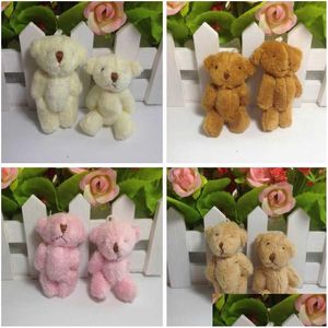 ぬいぐるみのぬいぐるみ20pcs/lot 6cmミニジョイントベアリトルおもちゃ人形ギフト