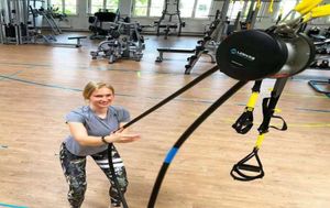 Hochwertige Hänge -Seiltrainer Wandscheibe Endlos Seil Fitness Ausrüstung Kern Training Fitnessstudio Übung Home Out Tür Training C0224392847