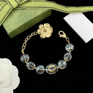 Designer-Schmuck-Charme-Armbänder, modische Damen-Armbänder mit Goldnieten, Punk-Antik-Kristall-Armband für Damen