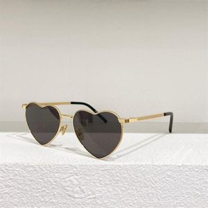 Solglasögon Gold Silver Metal Heart Shape Frame High Quality Women's Myopia Recept Optical Glasses SL301 Fashion Men'237W