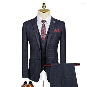 Men's Suits Custom Made Groom Wedding Dress Blazer Pants Business High-end Classic Trousers SA07-42999