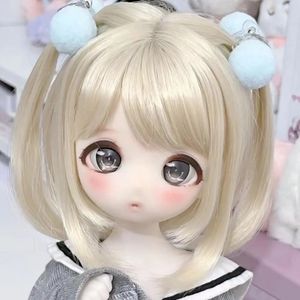 Bambole gaoshundoll 1/6 Ruru ob24 anime faccia resina Qbaby MDD VOLKS testa pratica trucco fai da te per regalo di compleanno moda mysterybox 231208