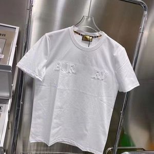 Varumärkes T-shirt Casual Men's T-shirt Kvinnor T-shirt Alfabet 3D Stereoskopisk tryck Kort ärm Bestsäljande lyxiga Hip Hop-humle-kläd Asiatiska storlek