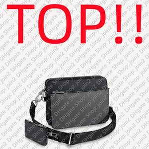 Top M69443 Designer Trio Messenger Borse Men Cash Cross Body Borse con Piccola borsa 227Q