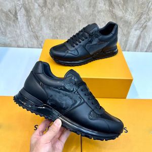 Designer springer iväg med män sneaker mode reflekterande flerfärgade läder monokromatiska tryck avslappnade sneaker plattform b22 bekväma jogging skor