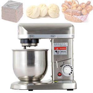 Electric Dough Mixer Kitchen Aid Food Blender Cream Whisk Cake Dough Mixers With Bowl Stainless Steel Chef Machine