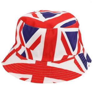 Berets British Union Jack Hat Storbritannien flagga hinklare utomhus fiskare Storbritannien patriotiska kostymförsörjningar för kunglig firande