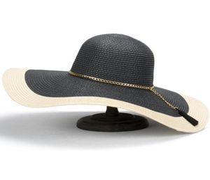 2019 corresponde ao chapéu de palha do sol Big Brim Ladies Summer Summer for Women Shade Sun Hats Hats Beach Hat 2497970