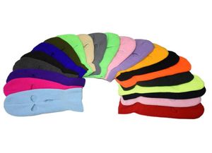 Berets máscara de esqui 3 buracos balaclava rosto cheio à prova de vento chapéu esporte gorros inverno quente boné para homens e mulheres outdoo ciclismo head7622342