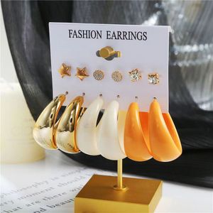 Серия Student Earring and Earnail Set Металлические серьги INS в цветовой гамме золото/серебро, съемные серьги, простые и персонализированные женские ювелирные аксессуары