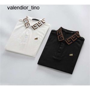 2023 nova camisa polo masculina manga curta camiseta solta verão sólido meia manga marca de moda casual camisetas femininas masculinas