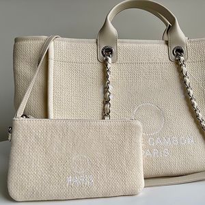 2024Designer Large Einkaufstasche 10A High-End-Qualität Womens Tote 50 cm Luxuskalbskinne Achselstasche Strand Box C128