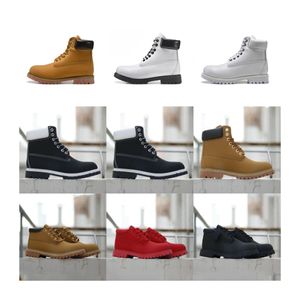 Designer Australien T Stövlar för män Kvinnor Fashion Classic Winter Boot Platform Timbelandbooties Läder Vandring Walking Outdoor Boot Storlek 36-45 Shose22