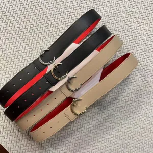 2023 Red bottom reversible man designer belt cintura uomo width 3.8cm luboutin fashion casual black beige waistband size 100cm-125cm with jeans woman belts wholesale