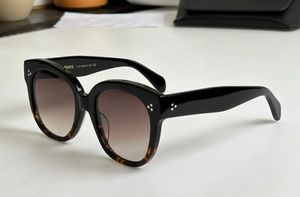 Yuvarlak güneş gözlükleri Siyah Havana/Kahverengi Gradyan Tasarımcı Güneş Gözlüğü Sünnetleri Sunnies Gafas de Sol UV400 Gözlük Kutu