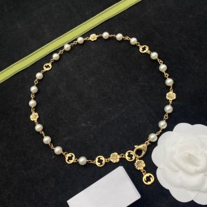Pearl Designer Beaded Flower Necklace Women Wear Sets Designer Jewelry