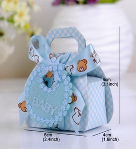 Baby Shower Favor Box och väskor 24st Sweet Gift Candy Boxes For Baby Shower Birthday Gäster Favors Event Party Supplies9070402