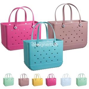 2023 Bogg Beach Bag Personalizado Moda Médio Grande XL Verão PVC Tote Mulheres Homens Moda Bolsa de pousio