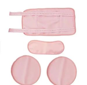 Popular Anti Oil Leak Adjustable Reusable Organic Castor Oil Pack Wrap for Waist and Neck and Breasts Castor Oil Pack Wrap 4PC/Set