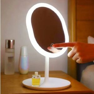 Compact Mirrors Light Up Your Beauty Routine LED Cosmetic Mirror with Dimmable Rotating and Memory Functions - USB Cosmetic Monoch Mirror With 231211