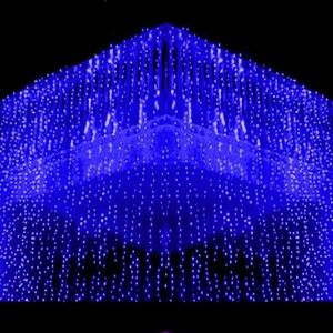 10x1 5m metr Weding 488LLLD Lights Holiday LEDS Świąteczny dekoracja ogrodu impreza Flash Fairy Curtain Light SH272M