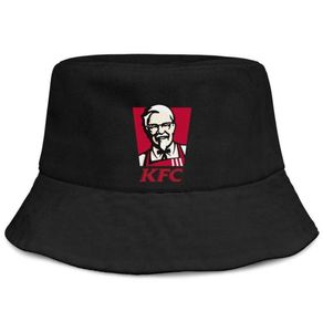 Chapéu de balde dobrável unissex da moda KFC Cool Team Fisherman Beach Visor vende boné bowler Logo Kfc Font Kentucky Fried Chicken lem6423668