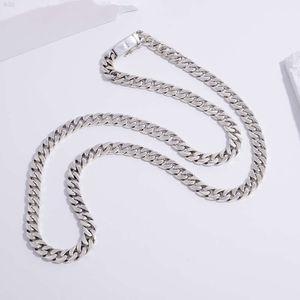 Spot Wholesale Fashion Jewelry 925 Silver Cuban Chain 6mm Miami Necklace 14k 18k 24k Gold Hip Hop Punk Party Gift