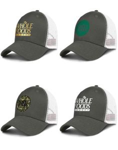 Men039s Whole Foods Market Flash Gold Mesh Hats Женские регулируемые вентиляции Snapback Здоровый органический камуфляж6539046