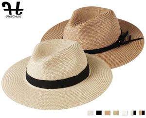 Панама FURTALK, летние солнцезащитные шляпы для женщин и мужчин, пляжная соломенная шляпа для мужчин, Кепка с защитой от ультрафиолета, chapeau femme 20204446053