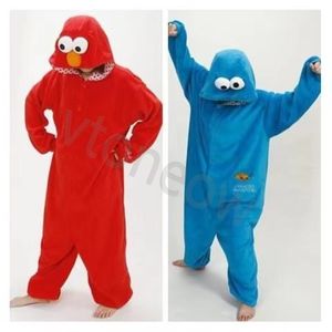 Wholesale-Adult animal pajamas one piece cookie cosplay monster pajama onesies for adults costume animal jumpsuit pajama cosplay clothes free shipping