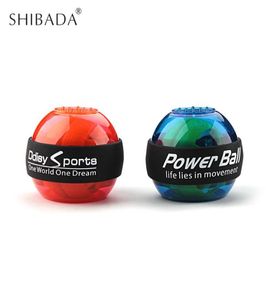 SHIBADA Luminous Super Gyro Arm Наручный мяч Гироскоп Роликовый силовой шар Gyro Power Устройство для тренировки силы запястья9038004
