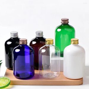 収納ボトル250ml 300mlプラスチックペットボトルシルバーゴールドリッドローション/エマルジョン/基礎/血清/シャンプーエッセンススキンケア化粧品パッキング