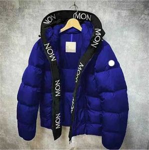Lüks Tasarımcı Erkek Moda Ceket Klasik Marka Down Parker Mektup Palto Epaulets Popüler Kış Sıcak Dışarıda Fcmy