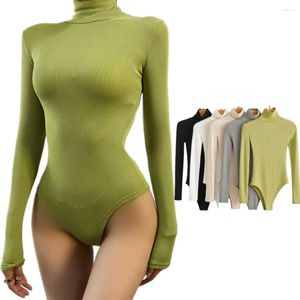 Damen Shapers Damen Hochgeschlossener Langarm-Body Slim Fit Warm Bottom Shirt Rollkragen-T-Shirts Inside Korean Fashion Y2k