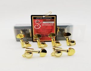 Original not Inline Gold Grover Guitar String Tuning Pegs 45 Angle Tuners Machine Head good packaging8493698