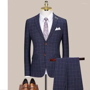 Men's Suits Custom Made Groom Wedding Dress Blazer Pants Business High-end Classic Trousers SA07-83599