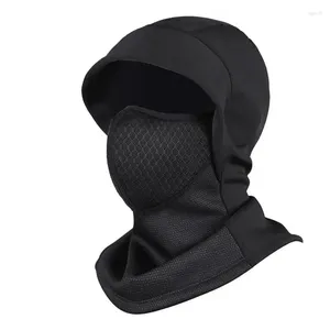 Bandanas Winter Balaclava unisex ansikte täcker kallt väder vindtäta skidmasker elastiska tyg huva snöutrustning för män kvinnor nack varmare w