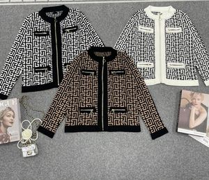 luxury sweaters womens long sleeve zipper cardigan designer sweater women Clothing BL2306