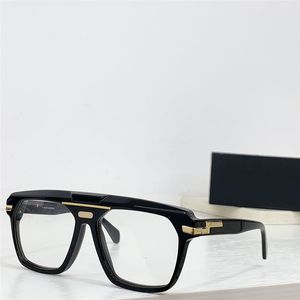 New fashion design men optical glasses 8040 square shape pilot plank frame avant-garde and generous style high end transparent eyewear