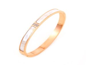 Silver Bangle Gold Charm manschett Friendship Designer Armband Mens Designer Jewelry Gifts Crystal Rostfritt stål Kvinnor Simple Brace1665882