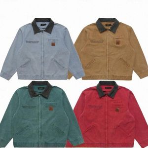 Designer Jacket Mens Hoodie Brand Jackets For Men batik arbetsdräkt duk carharttlys coach casual löst passande lösa byxor carhart d73s#