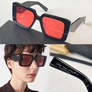 New color super quality SPR23 mens sunglasses WOMEN geometric lines Square sun glasses designer Cuban style summer travel protects217e