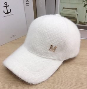 winter cap Women039s baseball autumn and Korean fashion versatile lamb hair hat embroidery smilingface Teddy has Sun hat4995418