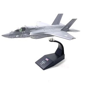 Diecast Model JASON TUTU Aircraft Model Diecast Metal 1/72 Scale British Air Force F35B Military Fighter Model Planes Drop 231208