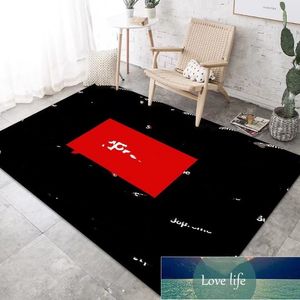 Simple Cross-Border Light Luxury Carpet Advanced Orange Creative Floor Mat Home Bedroom Stain-Resistant Carpet Living Room Sofa Cover Floor Mats